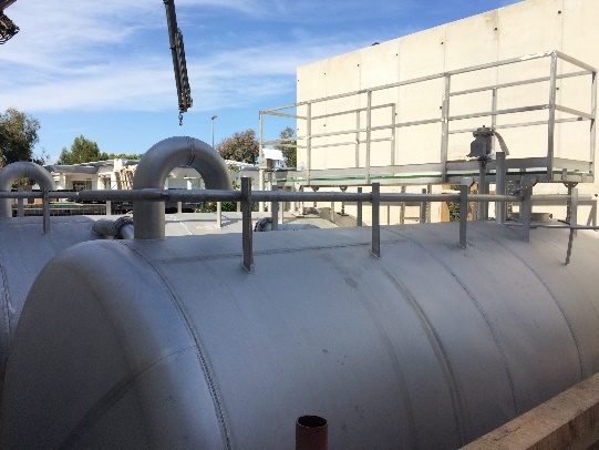 Conduites inox de tuyauterie industrielle